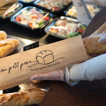 Sachets sandwichs en papier personnalisés