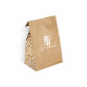 Sac SOS personnalisé en papier kraft 22 + 10 x 35 cm - Impression jusqu'à 3 couleurs