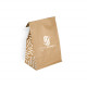 Sac SOS personnalisé en papier kraft 32 + 16 x 34,5 cm - Impression jusqu'à 3 couleurs