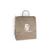 Sac cabas personnalisé en papier kraft 32 + 22 x 29 cm -Poignées torsadées - Impression jusqu'à 3 couleurs