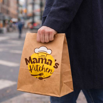 Sacs SOS sans poignées en papier personnalisés