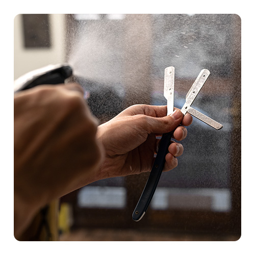 Désinfection coiffeur