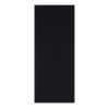 Serviette en soft aspect tissu noir pliage kangourou 32 x 40
