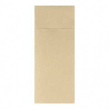 Serviette en soft aspect tissu kraft pliage kangourou 32 x 40