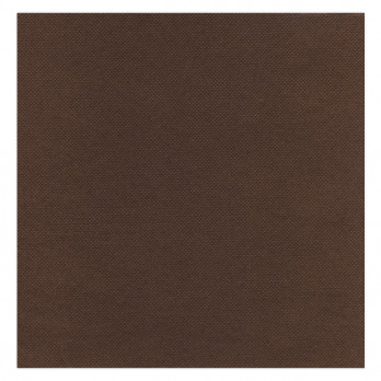 Serviette en papier molletonné chocolat 40 x 40
