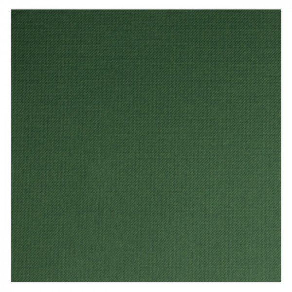 Serviette en papier molletonné vert sapin 40x40 - Double point