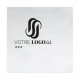 Serviette personnalisée en papier ouate blanc 30 x 30 - 1 pli - Impression 1 à 2 couleurs
