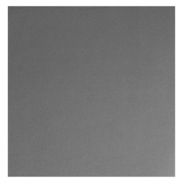 Serviette en papier molletonné gris 40x40 - 2 épaisseurs - Molleton Double Point