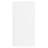 Serviette en soft aspect tissu blanc pliage kangourou 40 x 40