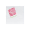 Serviette personnalisée en papier ouate blanc 20x20 - 2 plis - 1 à 2 couleurs.