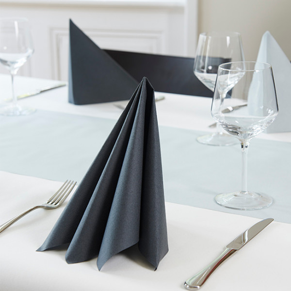 serviette intissé soft gris anthracite F20040ANT 40 x 40 cm