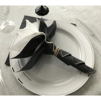 Pliage de serviette en forme d'oiseau du paradis 1