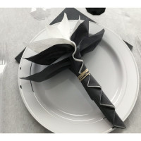 Pliage de serviette en forme d'oiseau du paradis 2