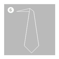pliage cravate étape 6