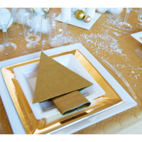 serviette en papier en forme de sapin 1