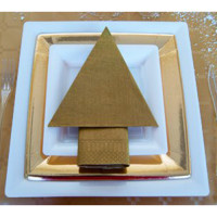 serviette en papier en forme de sapin 2