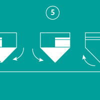 Pliage poisson étape 5