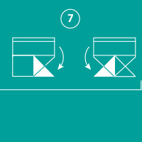 Pliage poisson étape 7