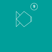 Pliage poisson étape 9